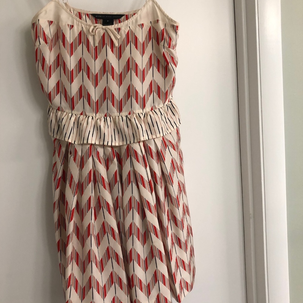 Marc by Marc Jacobs Za Za Chevron Dress